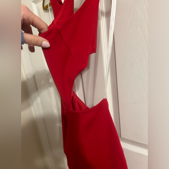 {LULUS} Undeniable Attraction Red Cutout Bodycon Mini Dress NWT - Picture 6 of 15
